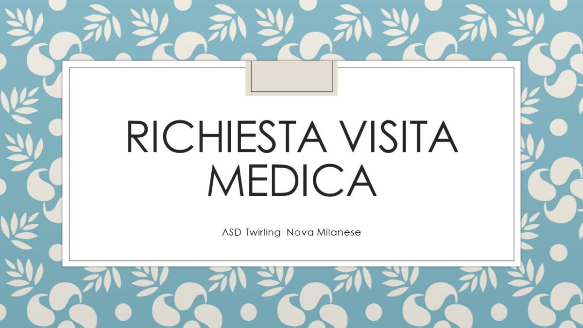 Richiesta visita medica